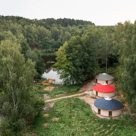 Luksusowy namiot Duża Woda Glamping Dąbrówno