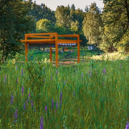 Luksusowy namiot Duża Woda Glamping Dąbrówno